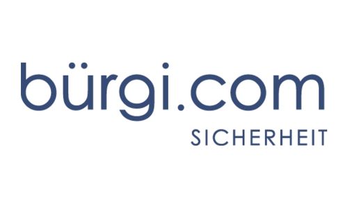 buergi Bürgi.com Sicherheit Logo in blau